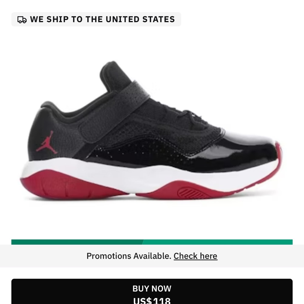 (Preschool) Air Jordan 11 CMFT Low Black/White/Red